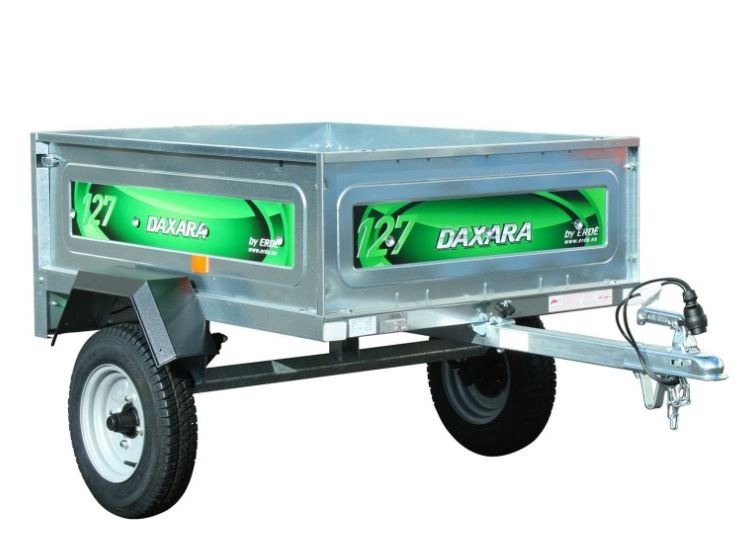 Remolque 1 eje 1.250 x 1.000 x 400 – Galvanizado