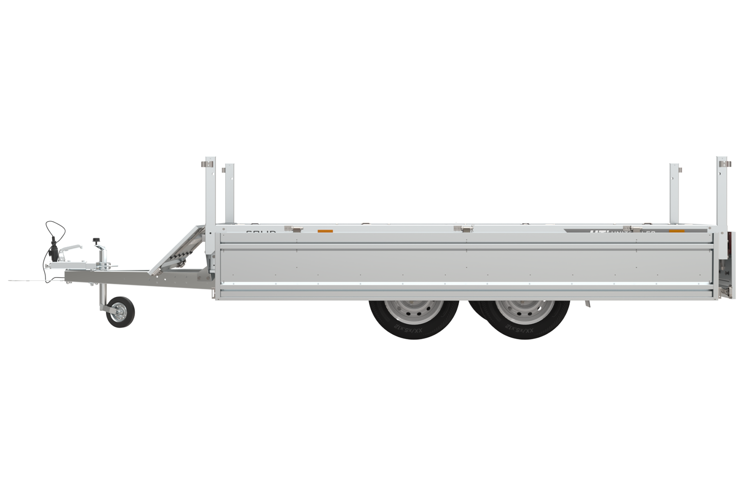 Remolque de 2 ejes 304×153 UNITRAILER SOLID 300/2 PTAC 750 kg - Imagen 6