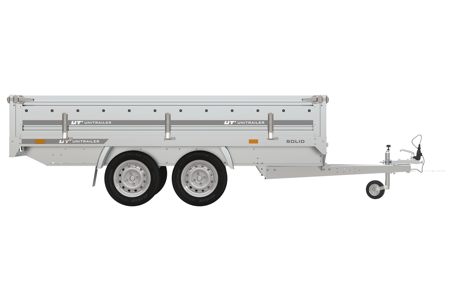 Remolque de 2 ejes 304×153 UNITRAILER SOLID 300/2 PTAC 750 kg - Imagen 4