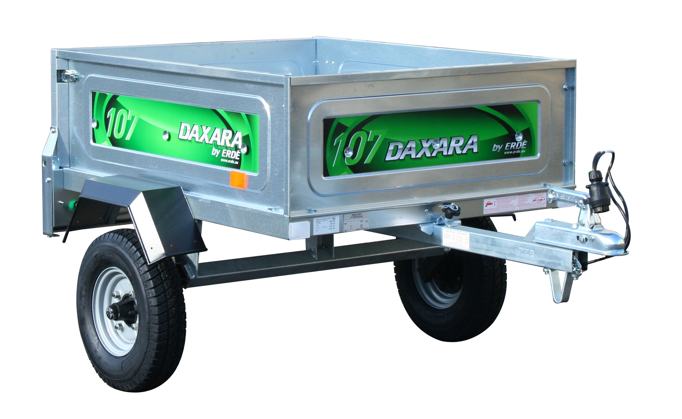 REMOLQUE 350 KG 106X85 DAXARA 107 ERDÉ - Imagen 2