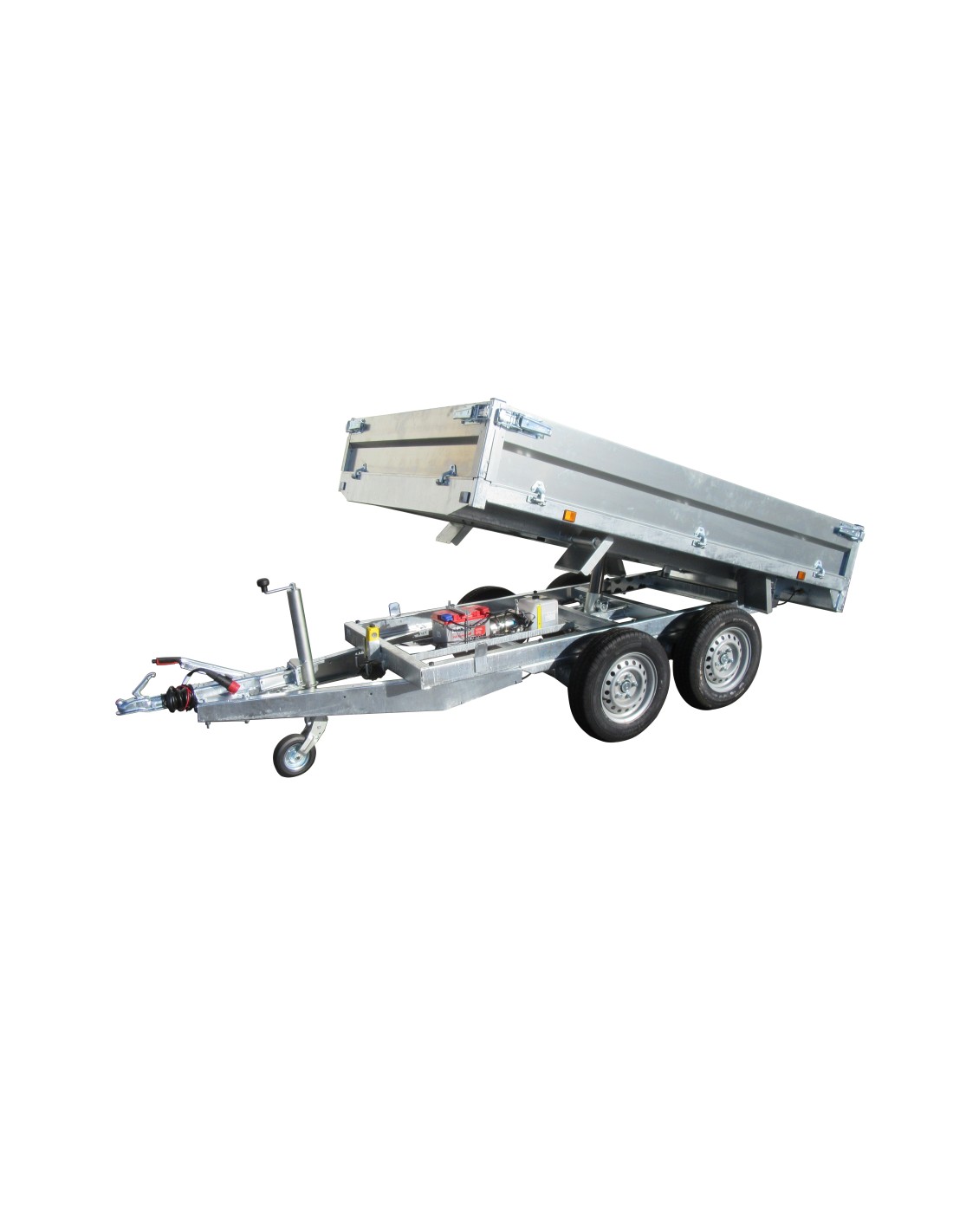 REMOLQUE VOLQUETE 2500 KG 322 X 170 VOLQUETE ELÉCTRICO + BOMBA MANUAL 39610PE - Imagen 6